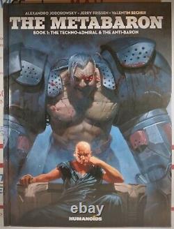 The Metabaron Book 1 Hc Valentin Secher Signed + Original Sketch Jodorowsky