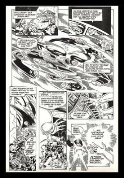 The OMEGA MEN #23 p. 19 orig. Art Action Page