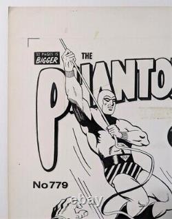 The Phantom 1983 Australia Frew Original Comic Book Cover Art Issue #779