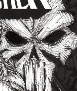 The Punisher #1 original sketch cover art by Calvin Henio