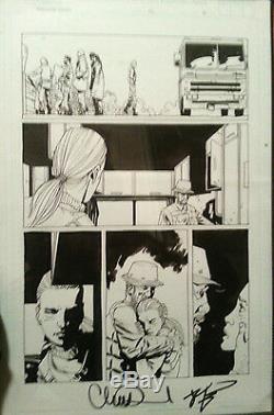 The Walking Dead Issue #12 Page 4 Original Art ft. Andrea Dale RV Charlie Adlard