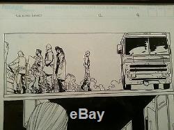 The Walking Dead Issue #12 Page 4 Original Art ft. Andrea Dale RV Charlie Adlard