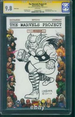 Thor 1 CGC SS 9.8 Joseph Linsner Original art sketch Marvels Pro Variant Cover