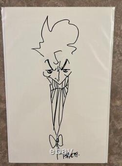 Tim Sale Orginal Art Joker Convention Quick Sketch