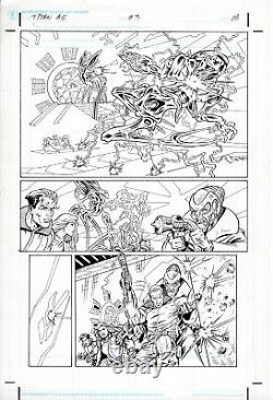 Titan A. E. #3 page 18, Original Comic Art by Al Rio, Dark Horse, Aliens, 2000