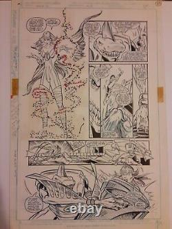 Todd McFarlane Original Art Infinity Inc Issue #28 Page 24