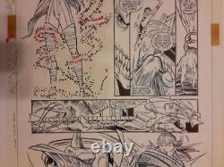 Todd McFarlane Original Art Infinity Inc Issue #28 Page 24