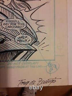 Todd McFarlane Original Art Infinity Inc Issue #28 Page 24