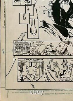 Todd McFarlane and Tony DeZuñiga Infinity Inc. #30 Story Page 12 Original Art