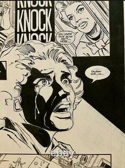 Todd McFarlane and Tony DeZuñiga Infinity Inc. #30 Story Page 12 Original Art