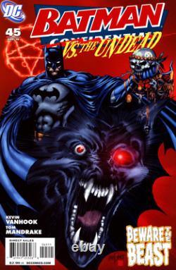 Tom Mandrake SIGNED Original DC Comics Art Page Batman Confidential #45 Vampire