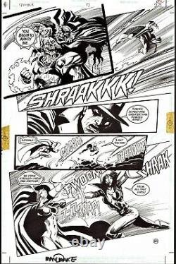 Tom Mandrake Signed 1994 Spectre Art-demon, Phantom Stranger, Dr. Fate, Zatanna