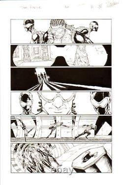 Tomb Raider #50, Page 11 Original Comic Art By Francis Manapul