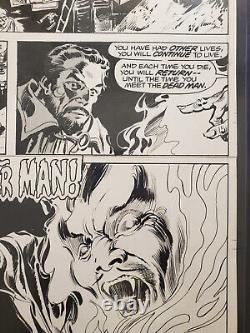 Tomb of Dracula Issue #57 Page 1! Marvel 1977 Original Gene Colan Art! BEAUTIFUL