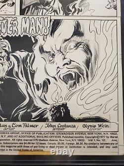 Tomb of Dracula Issue #57 Page 1! Marvel 1977 Original Gene Colan Art! BEAUTIFUL
