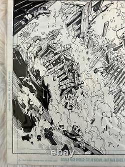 Tony Daniel Justice League #1 Original Art Page 14 Action The Flash