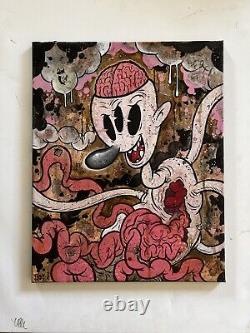 Triclops Innards Frank Forte Lowbrow Pop Surrealism Original Art Painting