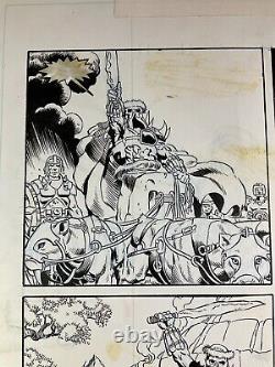 Turok Dinosaur Hunter #24 page 20 Valiant Comics Original Art Unity Lost Land