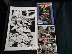 Ultimate Spiderman #49 SIGNED Mark Bagley Original Art Thibert Hack Shack Studio