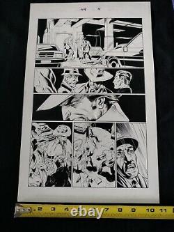 Ultimate Spiderman #49 SIGNED Mark Bagley Original Art Thibert Hack Shack Studio