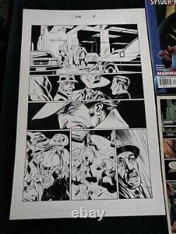 Ultimate Spiderman #49 SIGNED Mark Bagley Original Art Thibert Hack Shack Studio