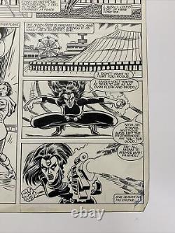 Uncanny X-men 177 Original Art Page 10 John Romita Jr. Rogue Vs Mystique Bronze