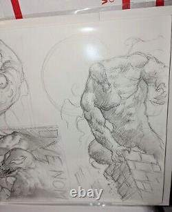 VENOM Lucio Parrillo Pencil Work 9.5x13 Original Art Signed