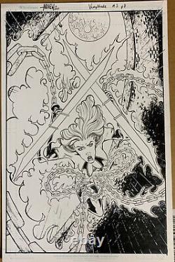 Vampblade #3 Original Art By Andrew Mangum Page 8 HOT