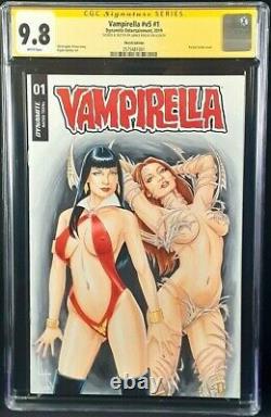 Vampirella #1 Cgc Ss 9.8 Original Art Sketch Witchblade Sex Gothic Vamp Darkness