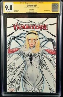 Venomverse #1 Cgc Ss 9.8 Original Art Sketch Gwen Venom Gwenom Spiderman Carnage