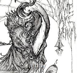 Venomverse issue #1, original sketch cover art by Calvin Henio