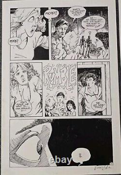 Vincent Locke Lot Original Dead World Comic Art Page, Original Art, Cards Signed