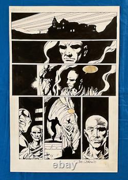 Visitor vs Valiant Universe #2 page 21 Bryan Hitch Dick Giordano Original Art