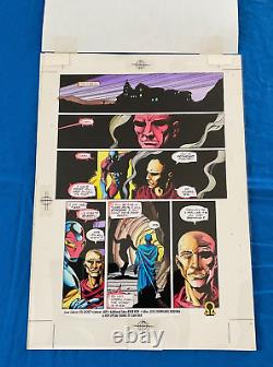 Visitor vs Valiant Universe #2 page 21 Bryan Hitch Dick Giordano Original Art