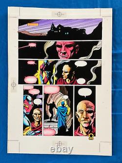 Visitor vs Valiant Universe #2 page 21 Bryan Hitch Dick Giordano Original Art