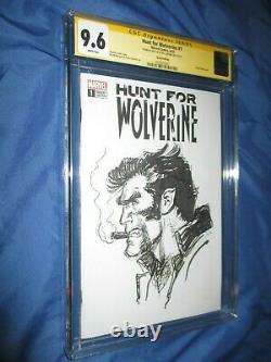 WOLVERINE #1 CGC 9.6 SS Original Art Sketch by Neal Adams (UNCANNY X-MEN)