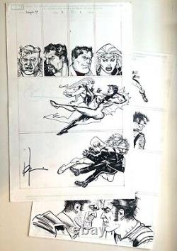 WOLVERINE #59 & Avengers #59 Howard Chaykin SIGNED ORIG. ART