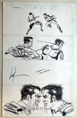 WOLVERINE #59 & Avengers #59 Howard Chaykin SIGNED ORIG. ART