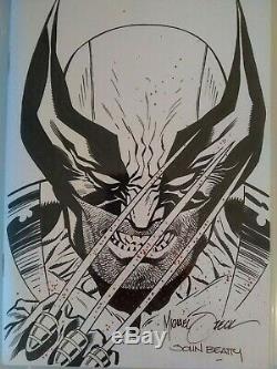 WOLVERINE Original Art by MIKE ZECK sketch CBCS like CGC