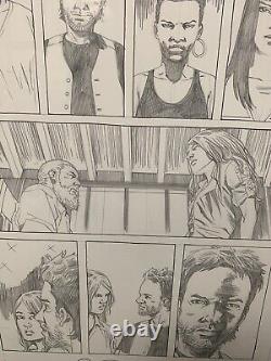 Walking Dead Issue 127 Page 33 Original Art Pencils Charlie Adlard Inks Gaudiano