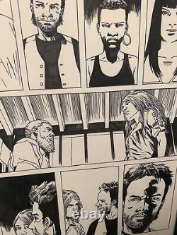 Walking Dead Issue 127 Page 33 Original Art Pencils Charlie Adlard Inks Gaudiano
