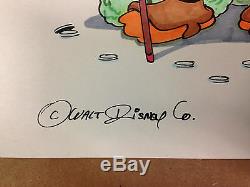 Walt Disney Don Rosa Signed Uncle Scrooge Original Art Colored Sketch Page