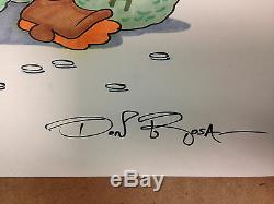 Walt Disney Don Rosa Signed Uncle Scrooge Original Art Colored Sketch Page