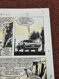 What If Issue 9 Original Comic Art X Men Marvel Beast Rich Buckler Roy Thomas