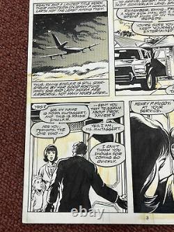 What If Issue 9 Original Comic Art X Men Marvel Beast Rich Buckler Roy Thomas