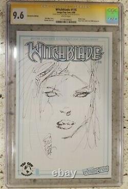 Witchblade #116 Sketch Cover CGC 9.6 ORIGINAL ART Sketch MARC SILVESTRI batman