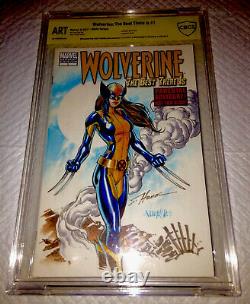 Wolverine #1 Blank Cover 9.8 SS OA CBCS ORIGINAL ART X23 HANNA & JOSE VARESE