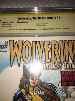 Wolverine #1 Blank Cover 9.8 SS OA CBCS ORIGINAL ART X23 HANNA & JOSE VARESE