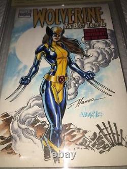 Wolverine #1 Blank Cover 9.8 SS OA CBCS ORIGINAL ART X23 HANNA & JOSE VARESE