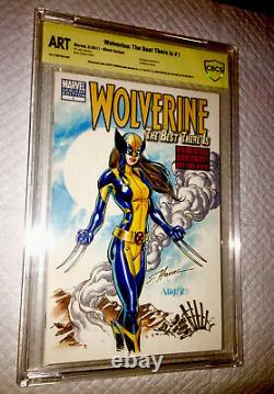 Wolverine #1 Blank Cover 9.8 SS OA CBCS ORIGINAL ART X23 HANNA & JOSE VARESE